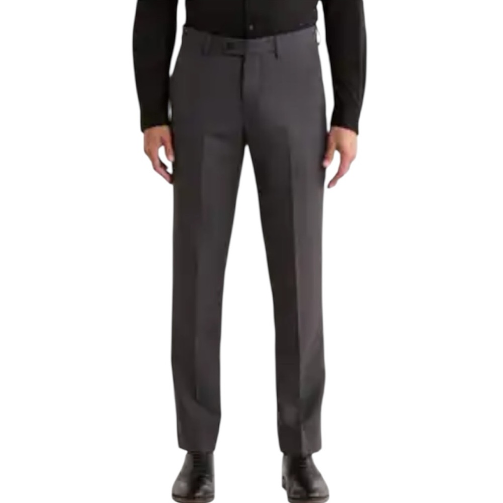 Scotch & Soda Lincoln Wool Blend Charcoal Gray Slim Fit Pants